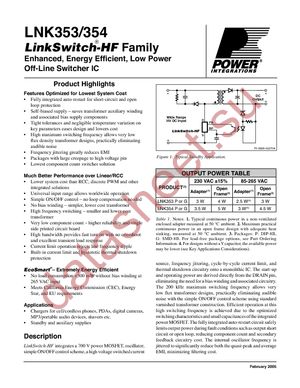 LNK354G-TL datasheet  